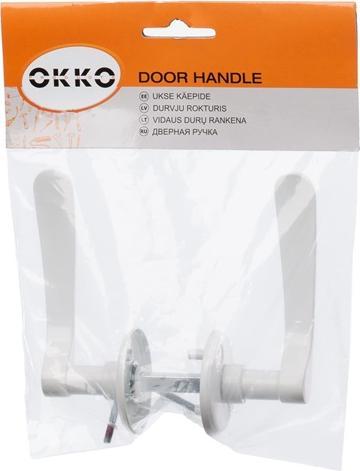 Productafbeelding Okko Handgreep Op Roos 110 Wit Zamak