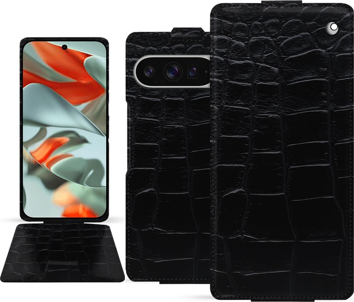 Actual product image Noreve Vertical leather shell (Google Pixel 9 Pro XL)