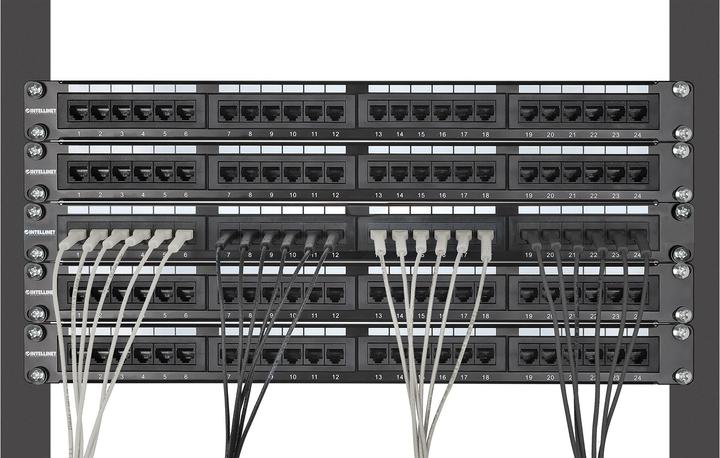 Actual product image Intellinet Cat6a F/FTP FlexiBoot Slim network patch cable, 0.3 m, grey (CAT6a, 0.30 m)