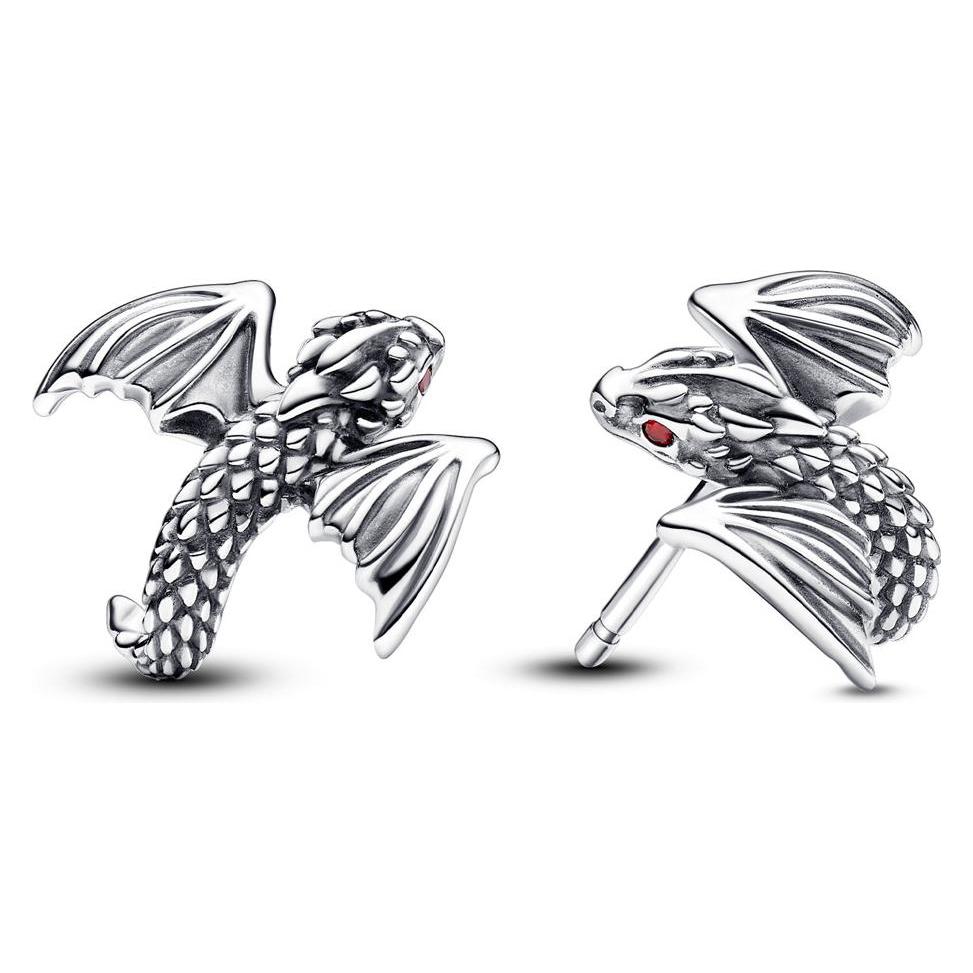 Orecchini a forma di corvo in argento sterling, argento o oro