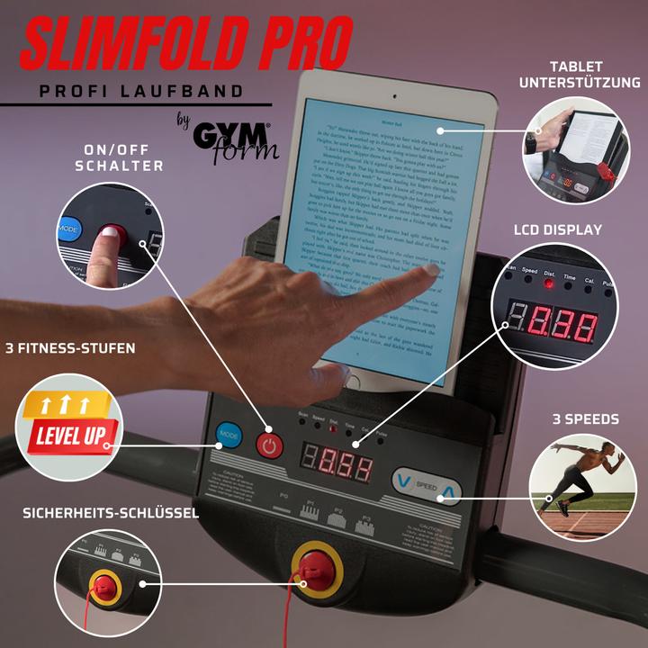 Produktbild Gymform Slim Fold Treadmill PRO