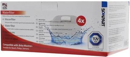 Actual product image Scanpart Maxtra Plus 2790000454 Water filter White (4 x)