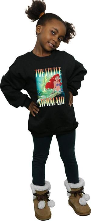 Produktbild The Little Mermaid Girls Ariel Montage Sweatshirt (152, 158)
