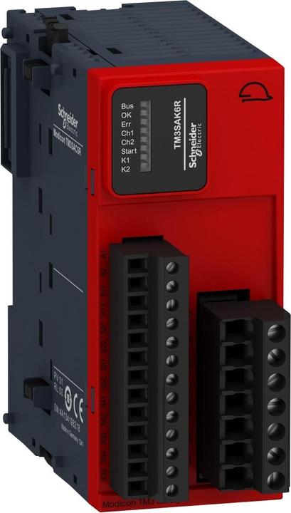Produktbild Schneider Electric Safety Module For Plc Tm2xx, 3 Functions