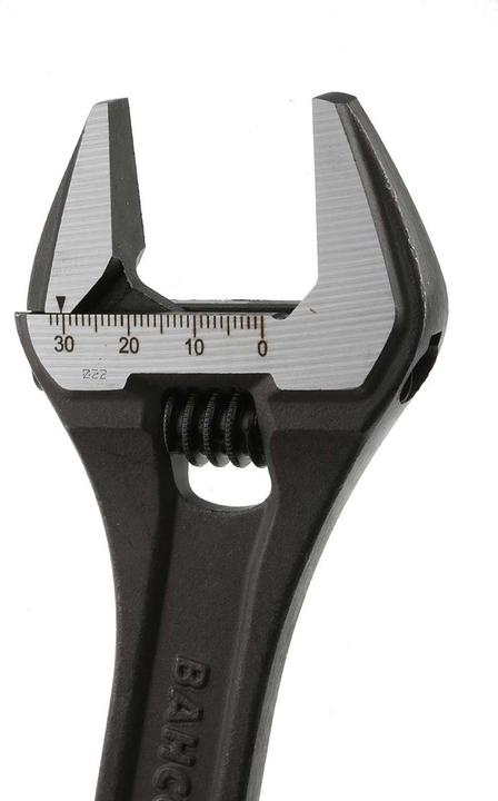 Produktbild Bahco 32-mm-Rollgabelschlüssel mit weiter Maulöffnung, phosphatiert, 205 mm (32 mm)