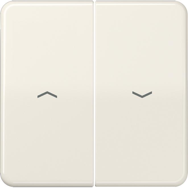 JUNG, Programma di commutazione degli accessori, Tenda a bilico CD595P bianco