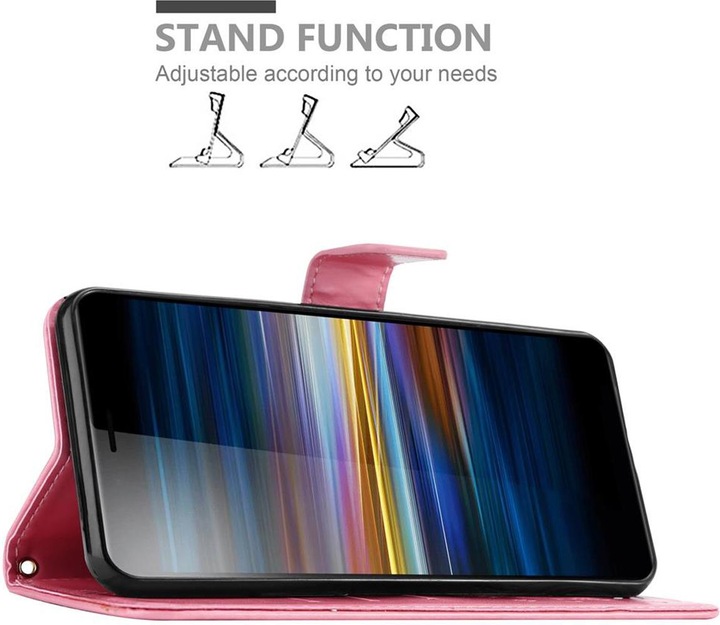 Produktbild Cadorabo Flower Book Cover (Sony Xperia L3)