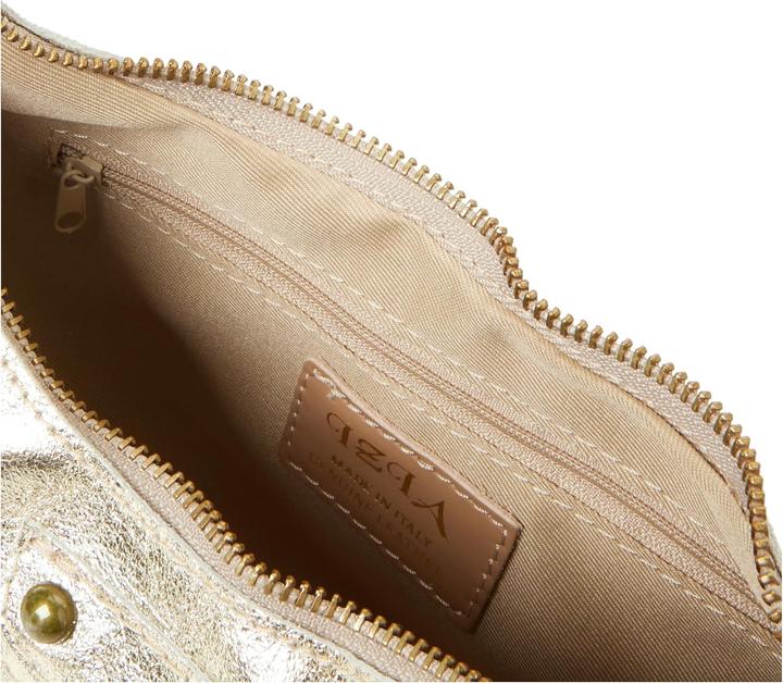 Produktbild Zitha Metallic Leather Crescent Shoulder Bag with Adjustable Strap