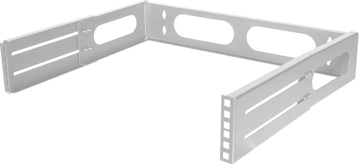 Actual product image LogiLink W02B40G 48.30cm (19") wall bracket 2 U, light grey