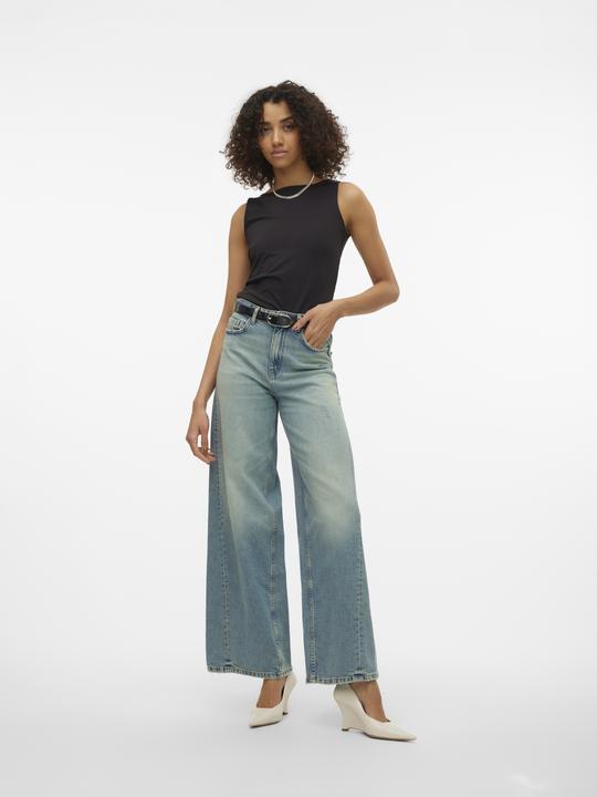Actual product image Vero Moda VMROWAN Hohe Taille Weit geschnitten Jeans Weit geschnitten (W29/L32)