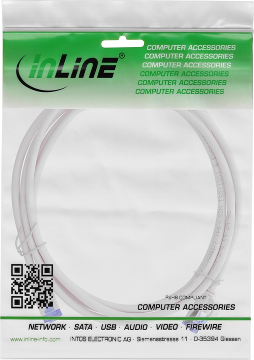 Produktbild InLine Patchkabel Slim (S/FTP, CAT6a, 30 m)