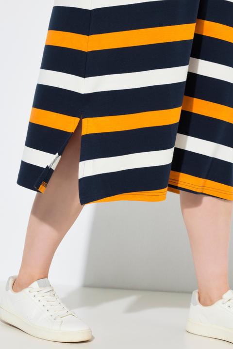 Produktbild Ulla Popken Midikleid, Ringel, Rundhals, Halbarm (42, 44)
