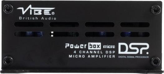 Actual product image Vibe POWERBOX65.4-8MDSP-V3 - Car amplifier - 4 channel amplifier - 8 channel DSP - 65W RMS (4-channel amplifier)