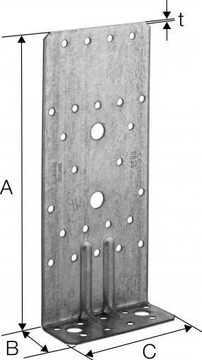 Actual product image Simpson Sst Wood connector (Angle connector, 20 pcs.)