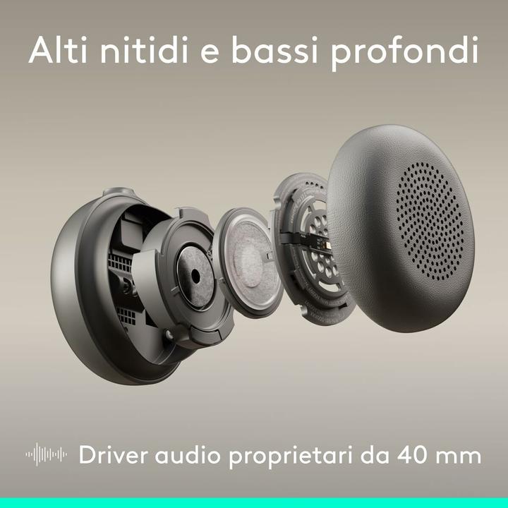 Produktbild Logitech Kabellos, Graphit (Kabelgebunden, Kabellos, USB-C, Microsoft Teams)