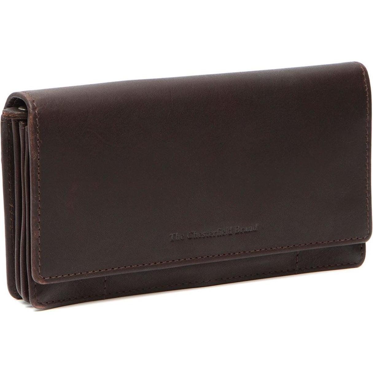 The Chesterfield Brand, Damen, Portemonnaie, Tirol Geldbörse RFID Schutz Leder 17 cm, Braun