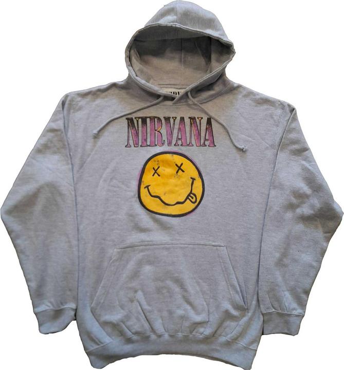 Image du produit Nirvana Xerox Smiling Face Pink (Hoodie) (M)