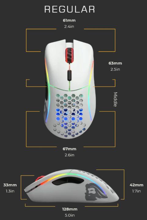 Actual product image Glorious PC Gaming Race Model D (Wireless)