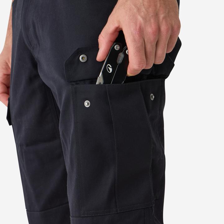 Produktbild Solognac Jagdhose Steppe 500 Cargo strapazierfähig schwarz (XL)