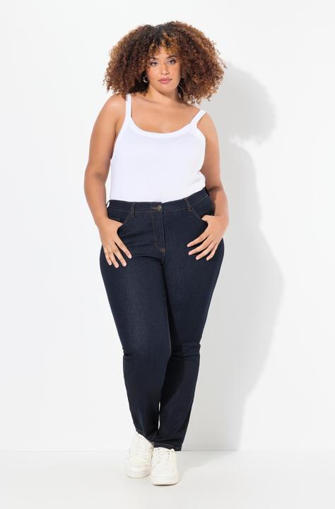 Image du produit Ulla Popken Jean Sammy, taille confort et coupe slim 5 poches (56)