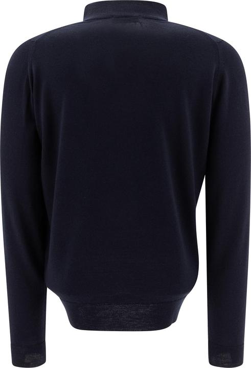 Produktbild John Smedley Merino wool "Tapton" half-zip sweater (M)