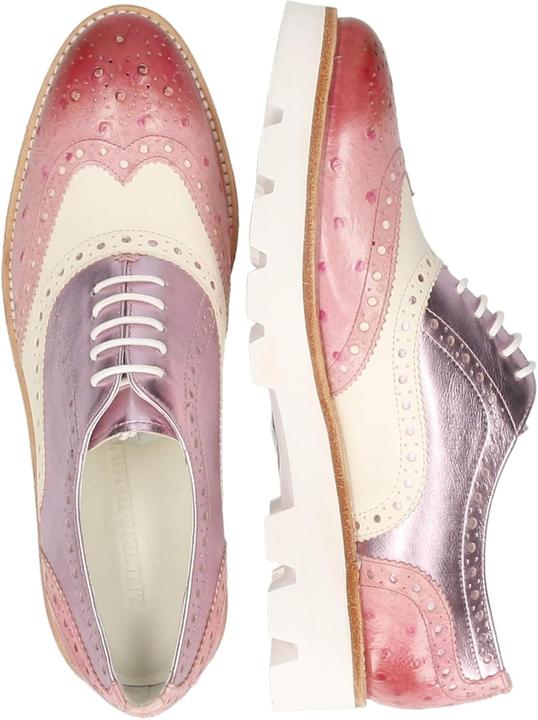 Produktbild Melvin & Hamilton Richelieu Molly 2, Handgemaakte Leren Schoen, Puntige Neus, Plateauzool (38)