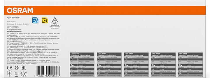 Produktbild Osram Led Star Décor Classic A (E27, 2 W, 235 lm, 5 x, G)