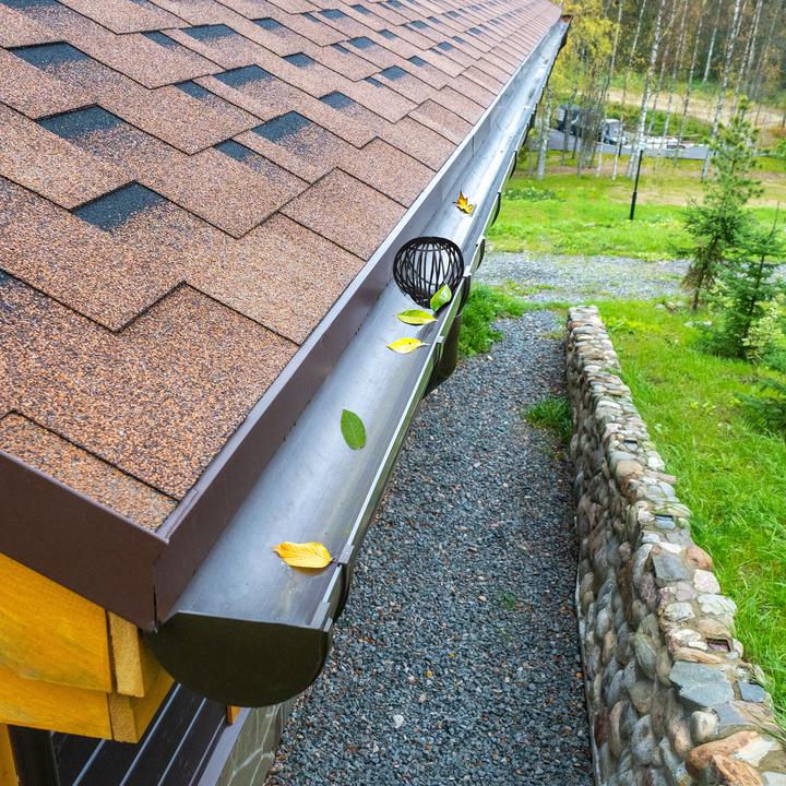 Produktbild Relaxdays Dachrinnen-Laubschutz