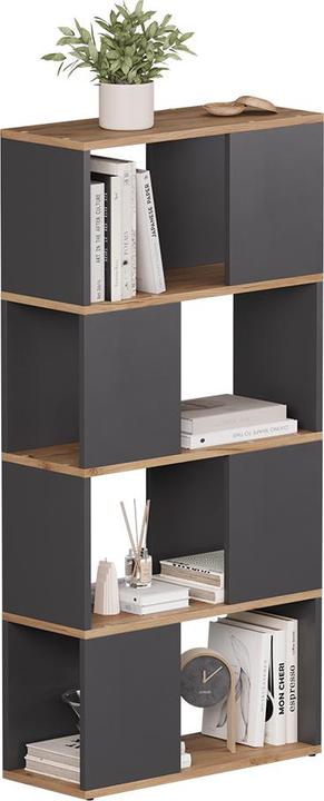 Actual product image Vicco Raumteiler Eneos, Anthrazit/Goldkraft Eiche, 60 x 124.5 cm