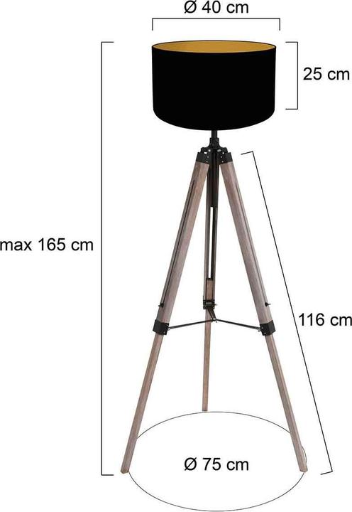 Actual product image Steinhauer Stehleuchte Triek (E27)