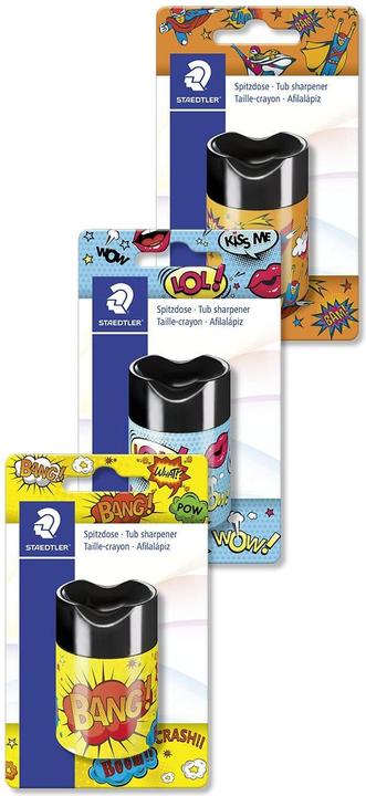 Produktbild Staedtler COMIC Spitzer, 3 Farben + Motive