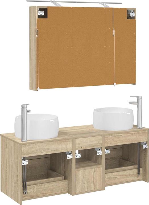 Produktbild vidaXL Badezimmerspiegel-Set (14.50 x 70 cm)