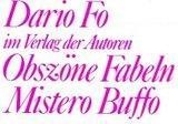 Actual product image Obszöne Fabeln. Mistero Buffo (German, Dario Fo, Peter O. Chotjewitz, 1997)