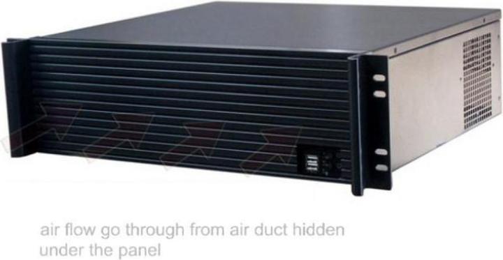 Actual product image Techly Rack Chassis 19 3U Black