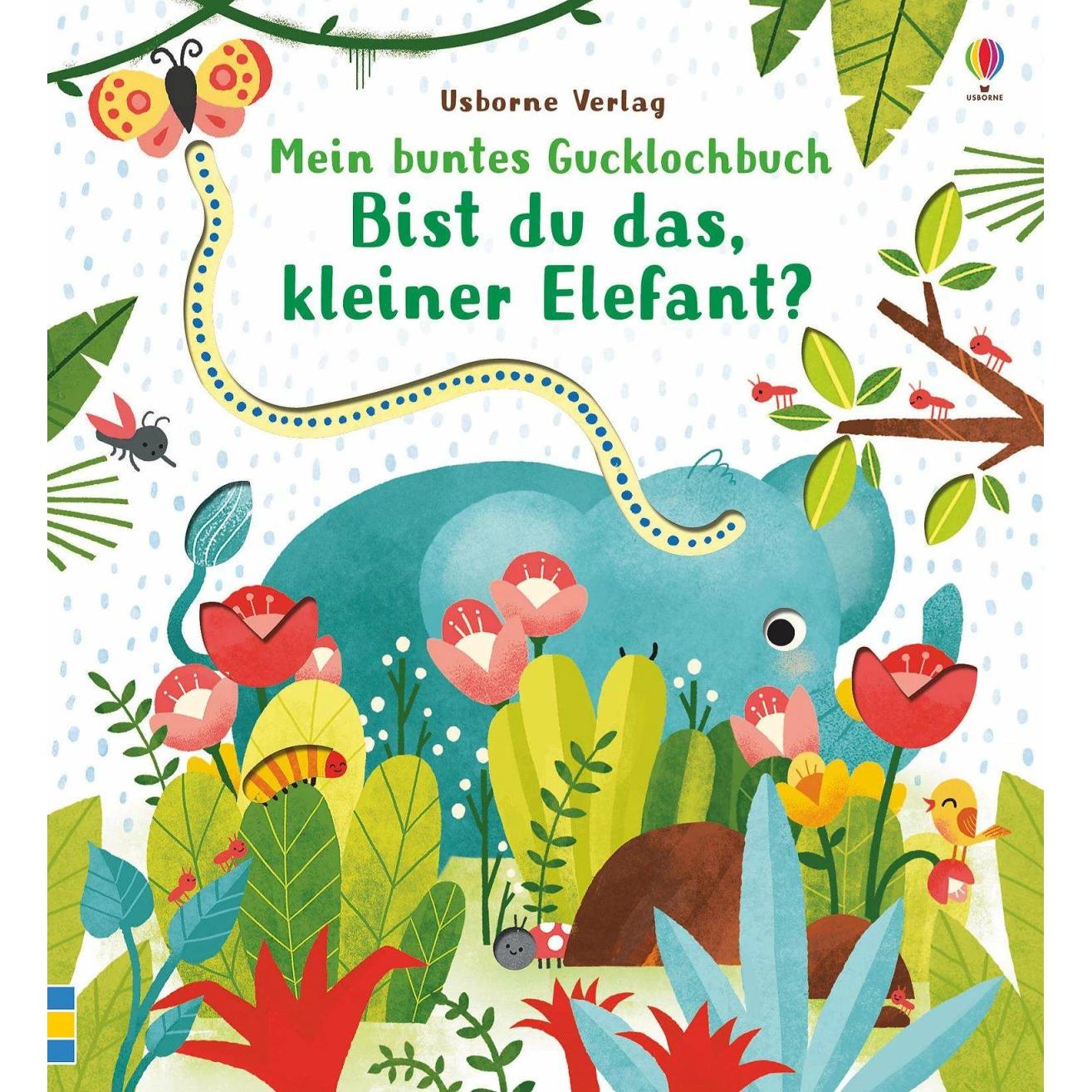 Mein buntes Gucklochbuch: Bist du das, kleiner Elefant?, Kinderbücher von Sam Taplin