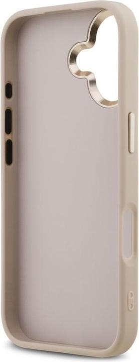 Produktbild Guess Back panel cover Apple iPhone 17 PU Leather 4G Metal Logo Gold Frame MagSafe Case Pink (Apple iPhone 17)