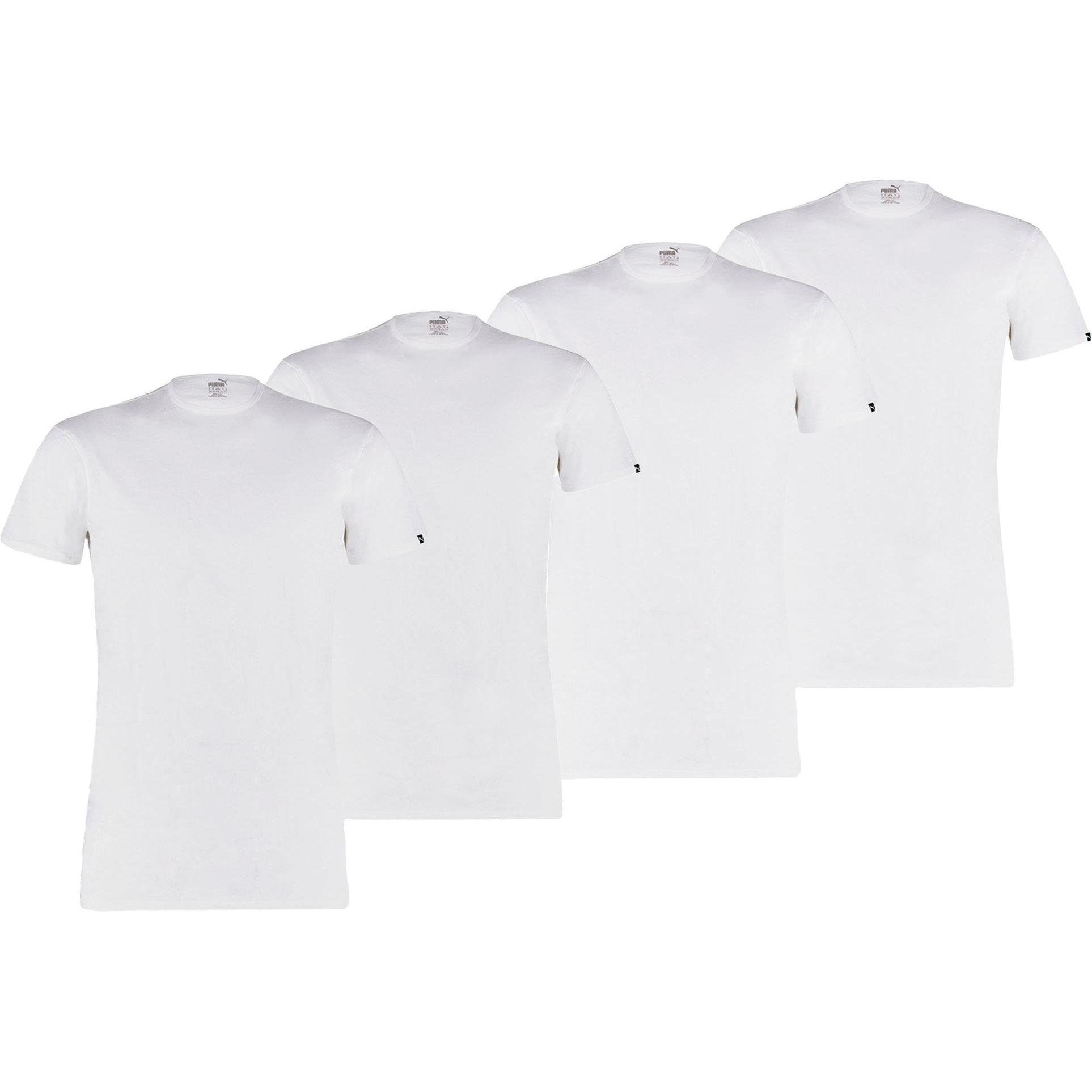 Puma, Herren, Shirt, T-Shirt Casual Bequem sitzend, Weiss, (L)