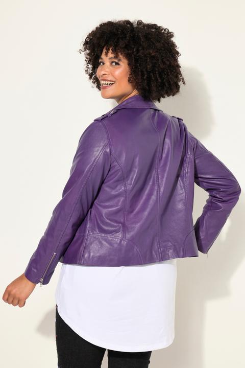 Produktbild Angel of Style Leder-Bikerjacke, Metallzipper, Komplettfutter (52)