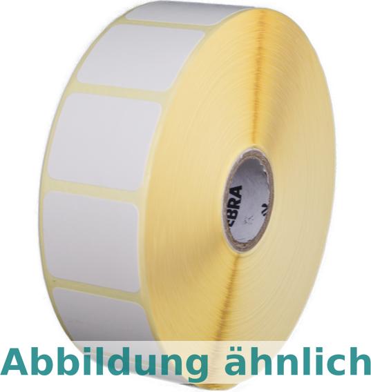 Zebra Z-Ultimate 5A - polyester - glossy - permanent adhesive - white - 12.7 x... (3.80 cm)