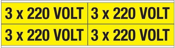 Produktbild Brady Kennzeichnungen für Leitungen und Stromspannung, 220 Volt