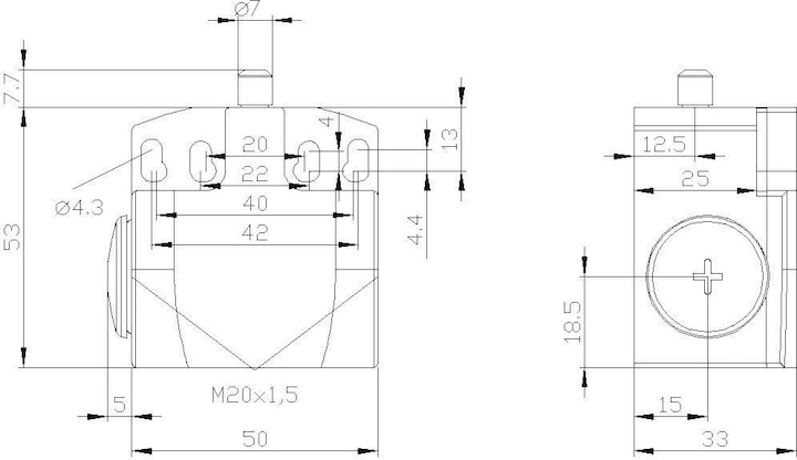 Produktbild Siemens Endschalter Positionsschalter 240 V/AC SIRIUS 3SE52