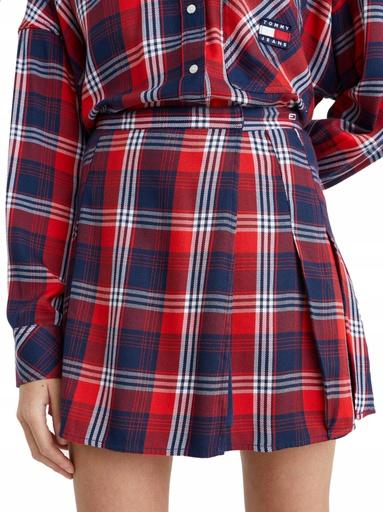 Produktbild Tommy Hilfiger Tjw Karierter, plissierter Mini-Damenrock (S)