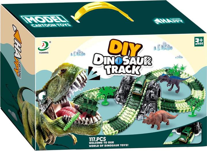 Produktbild Dino-Rennstrecke mit selbstfahrendem Auto