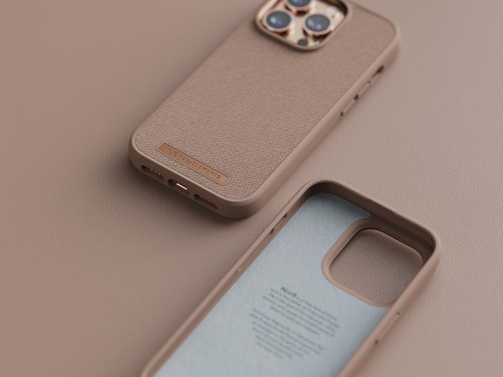 Produktbild Njord Hard-Cover Tonal Case Pink Sand (Apple iPhone 14 Pro)