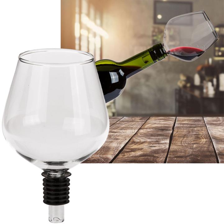 Immagine prodotto Out of the blue Tappo per bottiglie di vino in vetro con guarnizione in silicone (Chiusura per il vino)