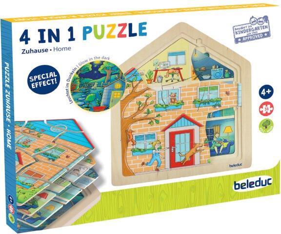 Produktbild Beleduc Lagen-Puzzle "Zuhause" (764 Teile)