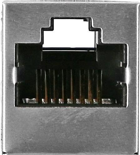 Produktbild EGB 2xRJ45 Verbinder slim Buchse Cat6A im Gehäuse