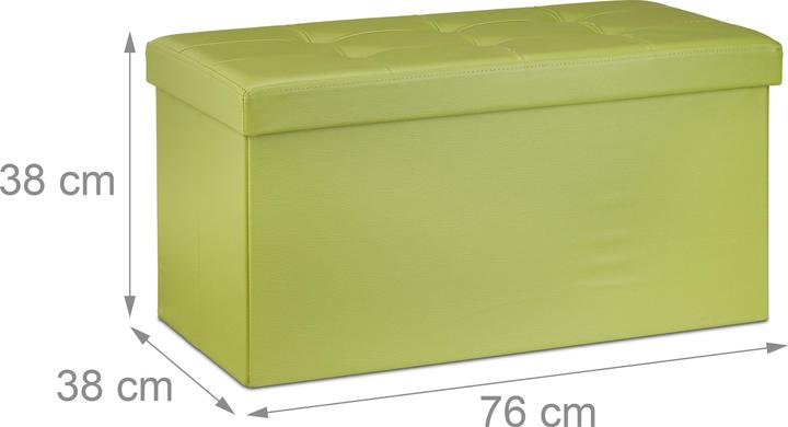 Actual product image Relaxdays Bench storage space (76 cm)