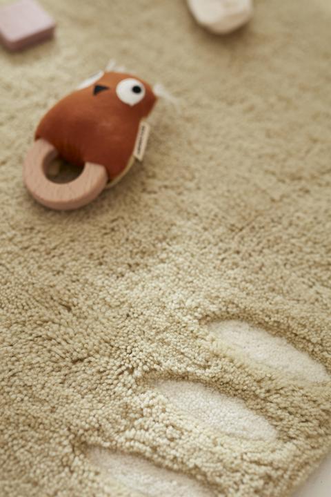 Produktbild Kids Concept Teppich Eule Edvin grün (120 x 90 cm)