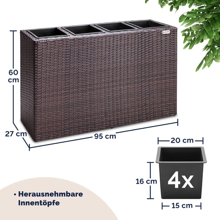 Produktbild Casaria Blumentopf (27 cm)